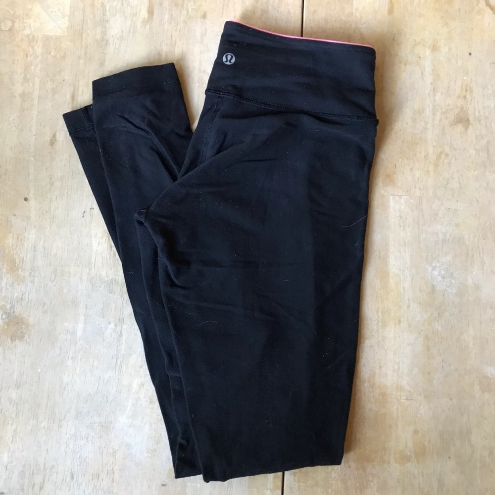 Black reversible leggings